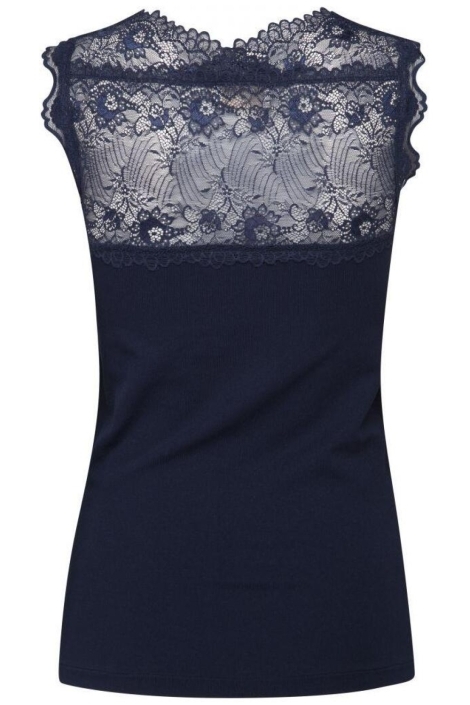 Minus blauwe dames top | Achteraanzicht