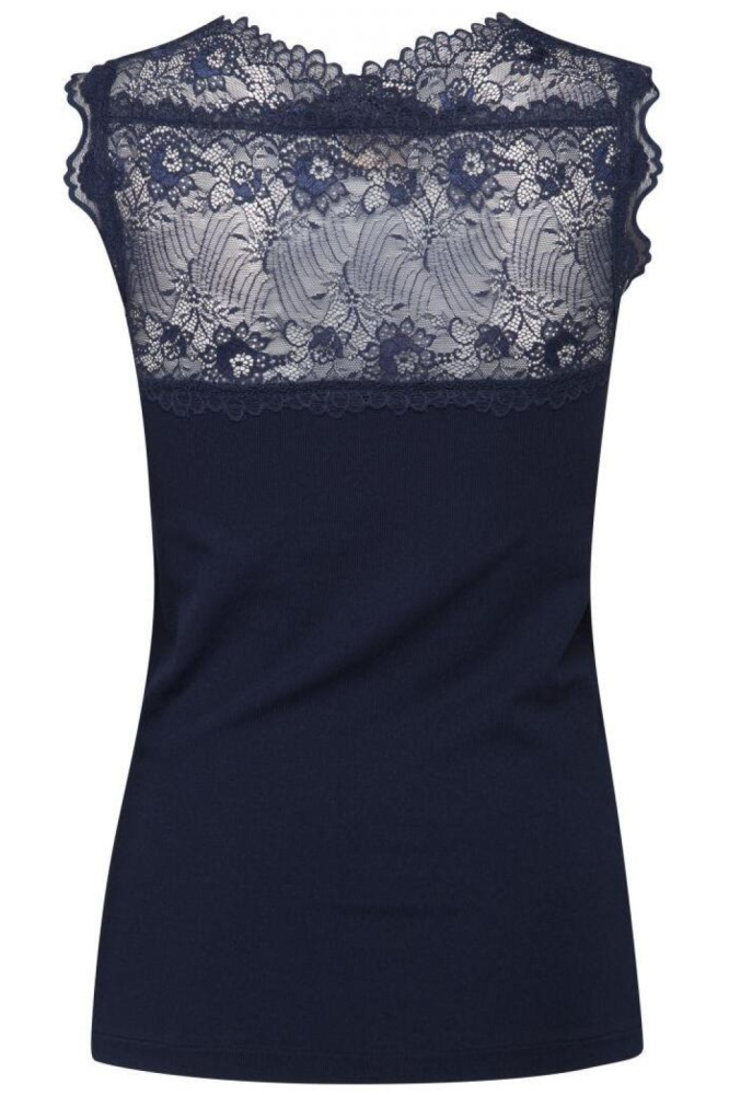 Minus blauwe dames top | Achteraanzicht