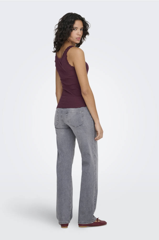 Only bordeaux dames top | Model