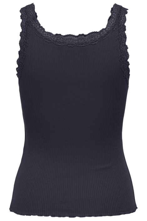 Only blauwe dames top | Achteraanzicht