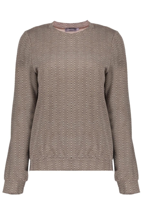 Geisha bruine dames trui | Vooraanzicht