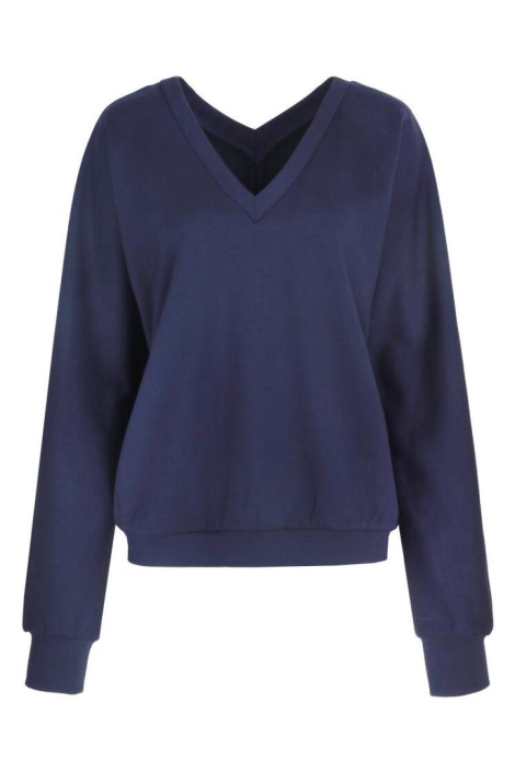 C&S The Label blauwe dames t-shirt | Vooraanzicht