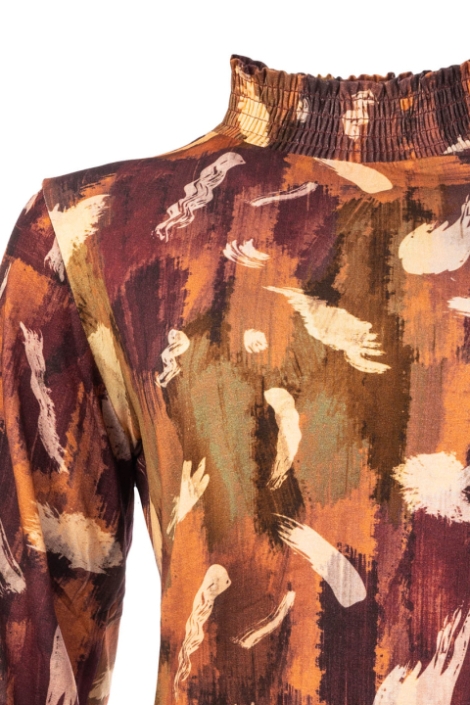 NED multi color dames t-shirt | Close up