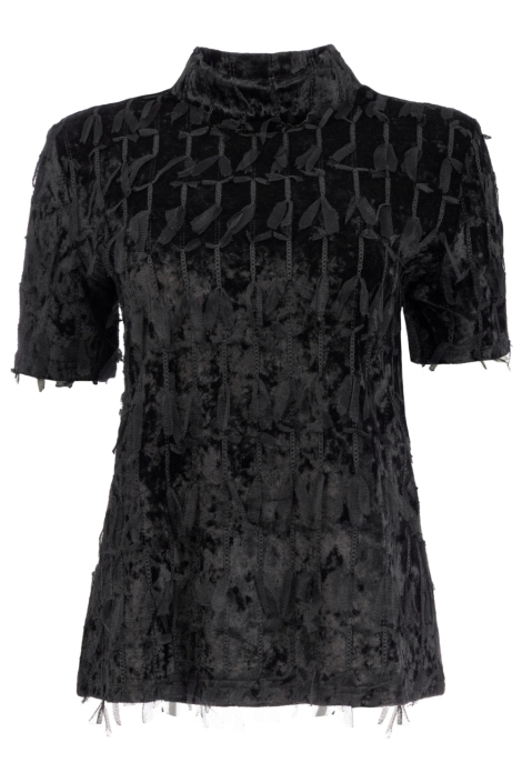 NED zwarte dames t-shirt | Vooraanzicht