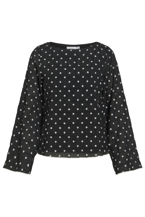 Vila zwarte dames t-shirt | Vooraanzicht