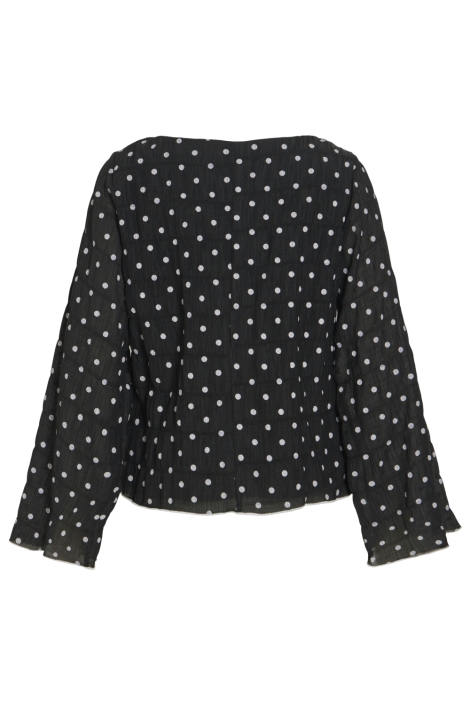 Vila zwarte dames t-shirt | Achteraanzicht