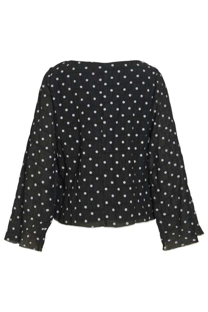 Vila zwarte dames t-shirt | Achteraanzicht