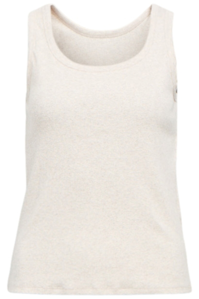 Object beige dames top | Vooraanzicht