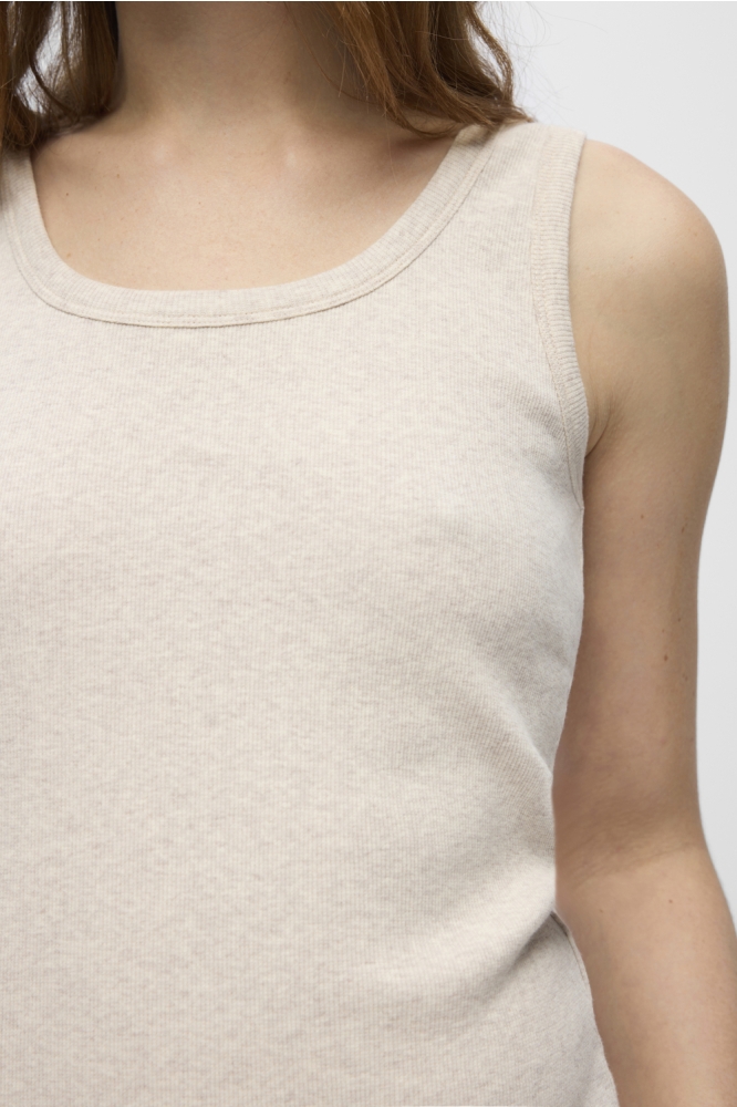 Object beige dames top | Close up