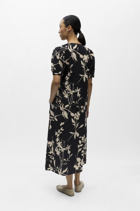 Object zwarte dames blouse | Model