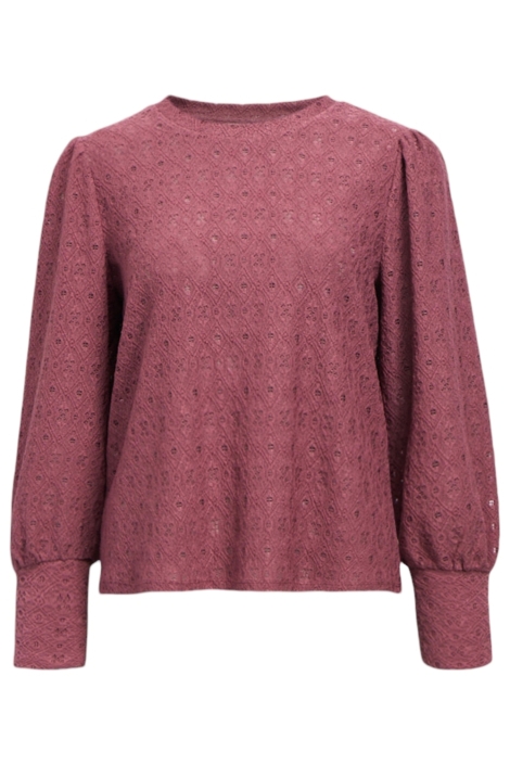 Object roze dames t-shirt | Vooraanzicht