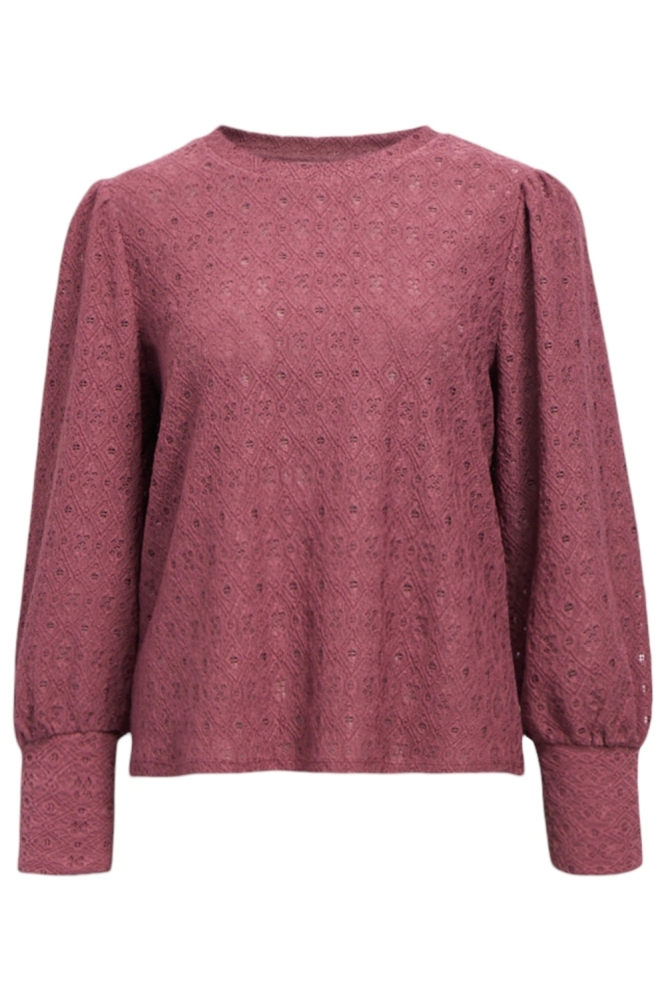 Object roze dames t-shirt | Vooraanzicht