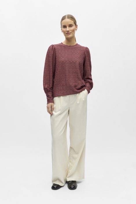 Object roze dames t-shirt | Model