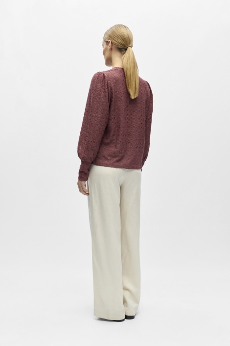 Object roze dames t-shirt | Model