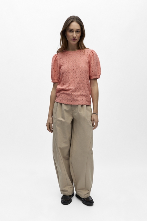 Object roze dames t-shirt | Model