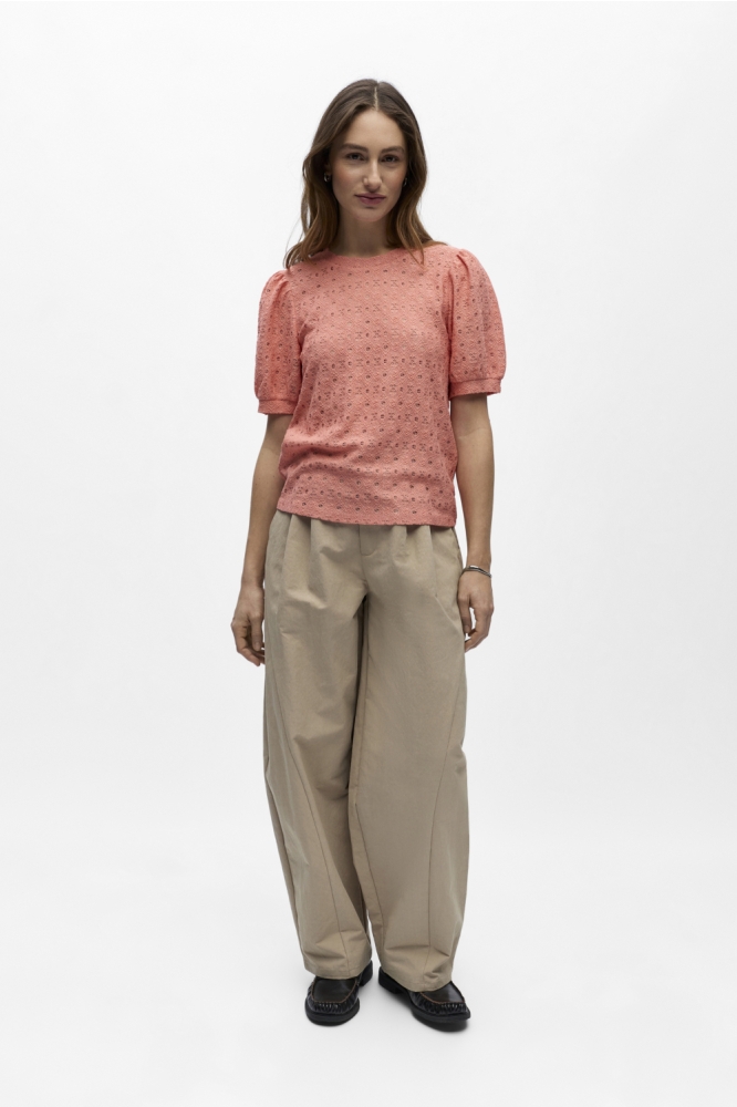 Object roze dames t-shirt | Model