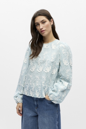 Object objmya re l/s top noos Blauw
