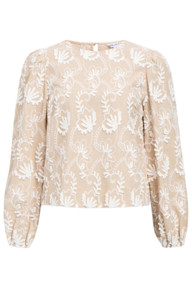 Object beige dames t-shirt | 