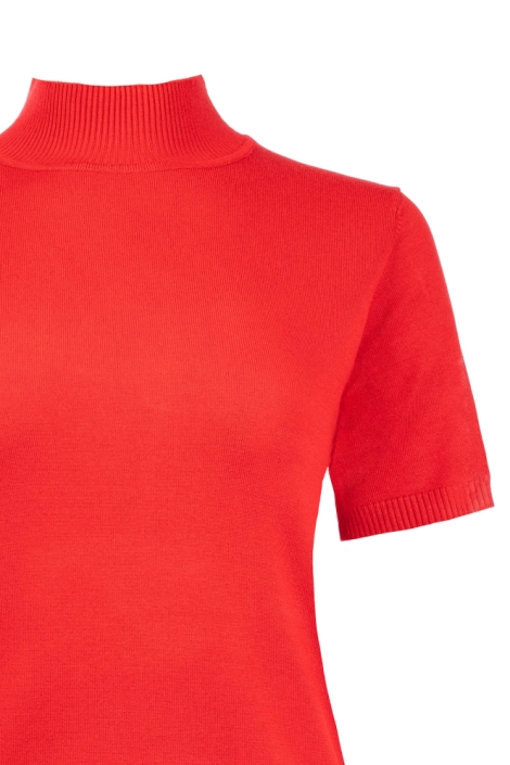 NED rode dames t-shirt | Close up