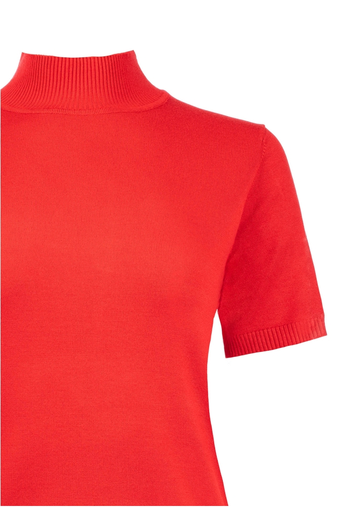 NED rode dames t-shirt | Close up