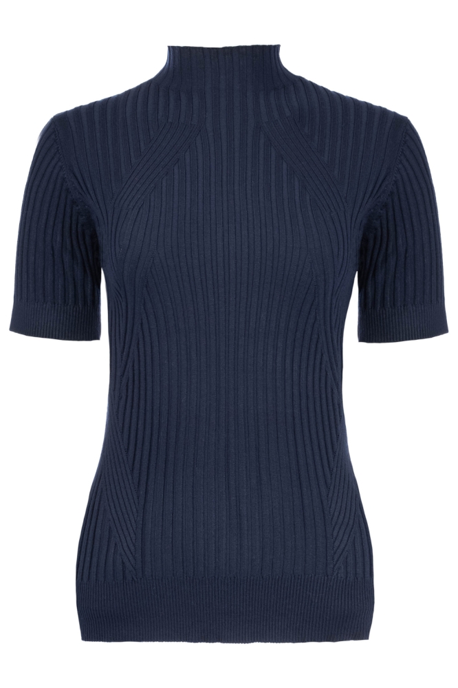 NED blauwe dames t-shirt | Vooraanzicht