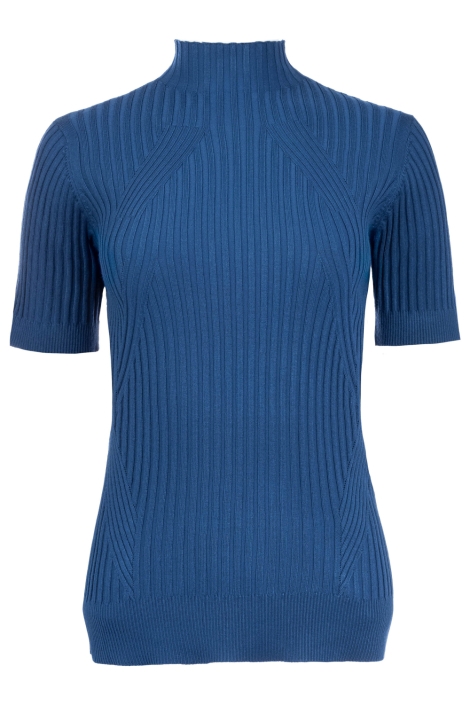 NED blauwe dames t-shirt | Vooraanzicht