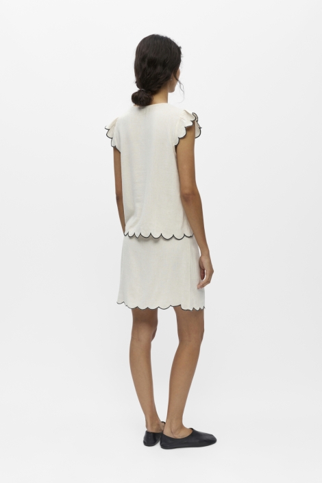 Object beige dames blouse | Model