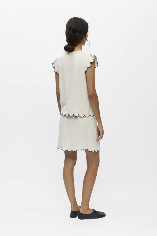 Object beige dames blouse | Model