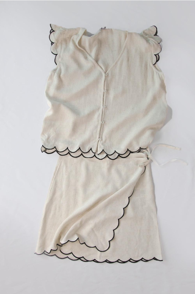 Object beige dames blouse | 