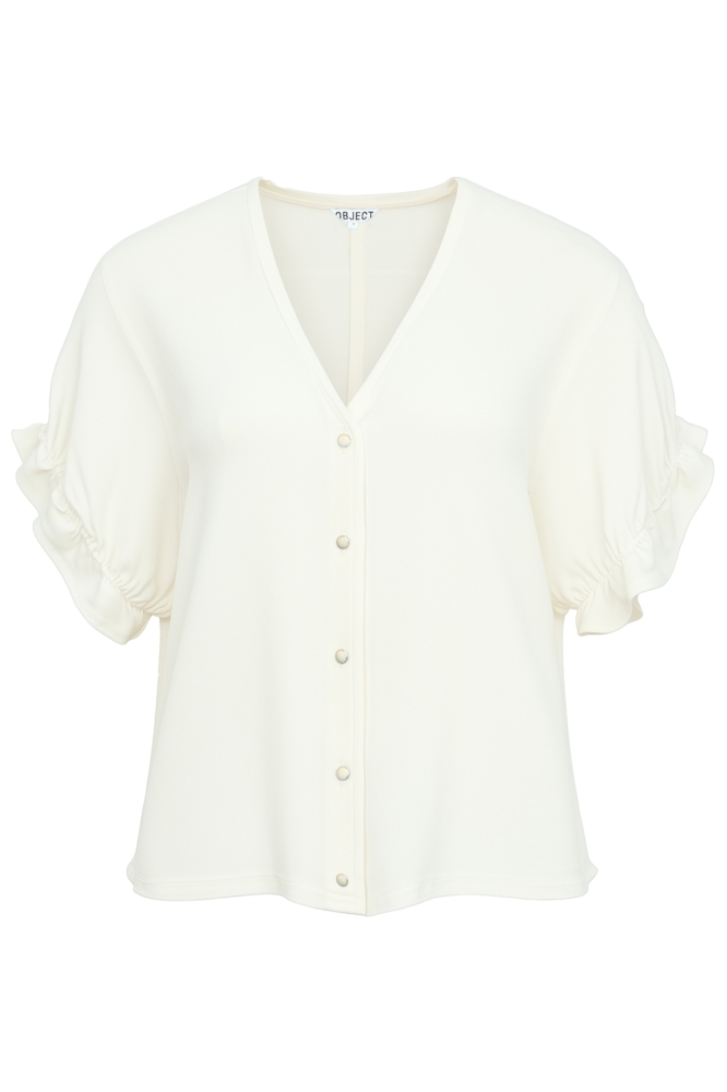 Object witte dames blouse | Vooraanzicht