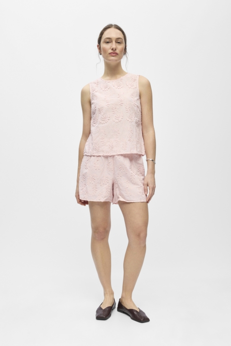 Object roze dames t-shirt | Model