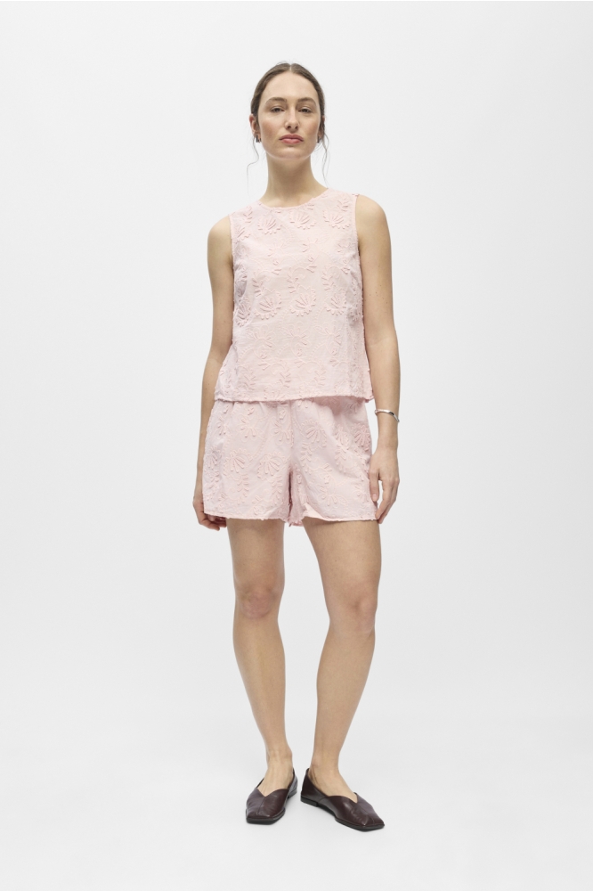 Object roze dames t-shirt | Model