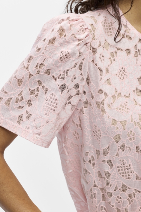 Object roze dames blouse | Close up