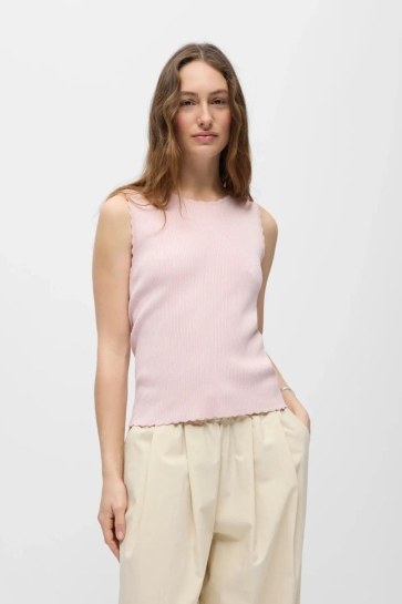 Object Top OBJKELLY S/L RE O-NECK TOP DIV 23048818 Pale Lilac