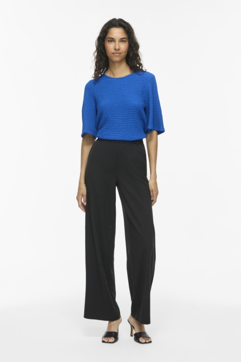 Vila blauwe dames t-shirt | Model
