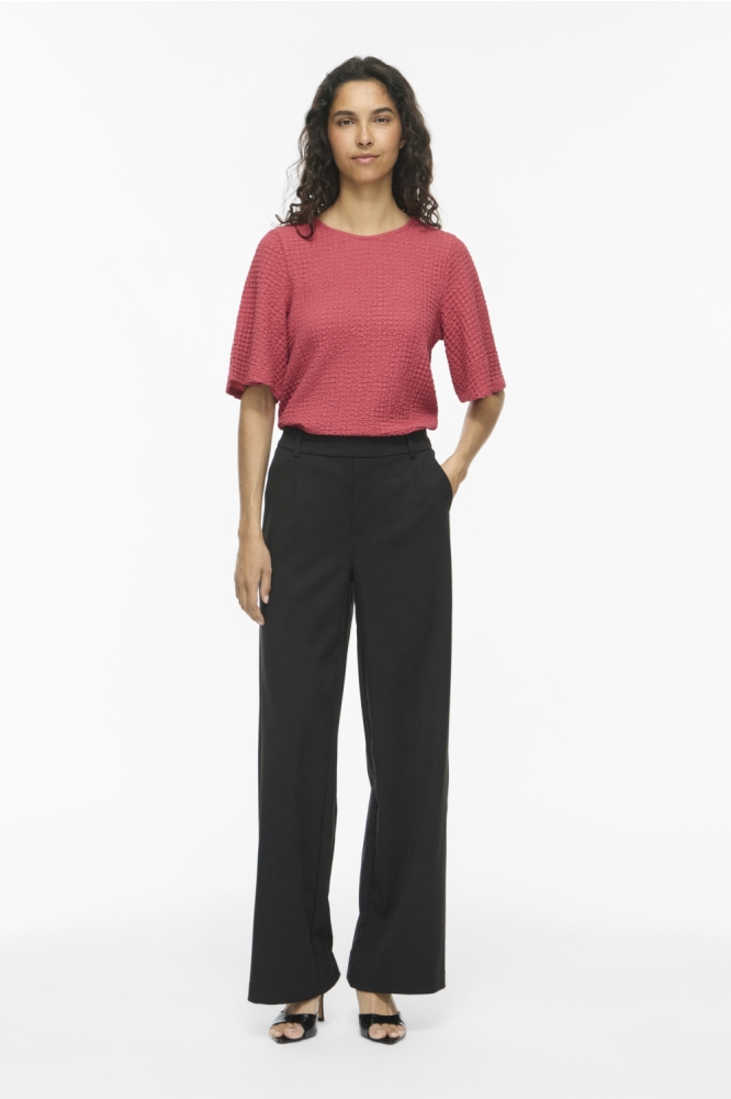 Vila roze dames t-shirt | Model