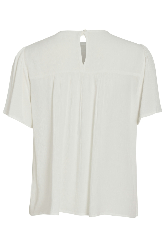 Vila witte dames t-shirt | Achteraanzicht