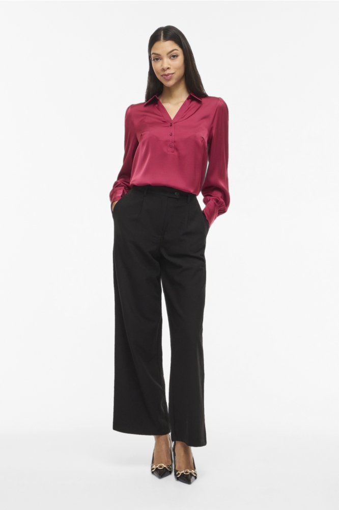 Vila bordeaux dames blouse | Model