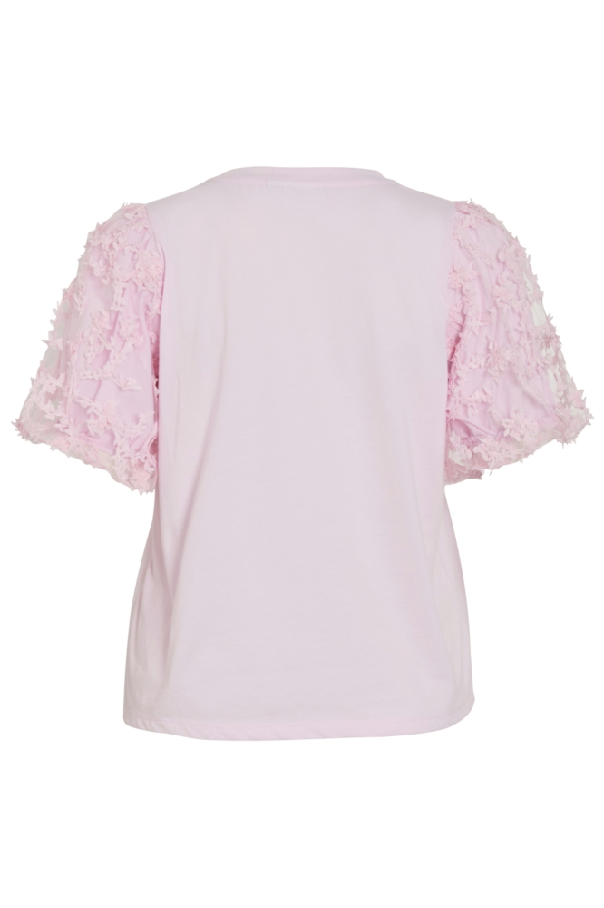 Vila roze dames t-shirt