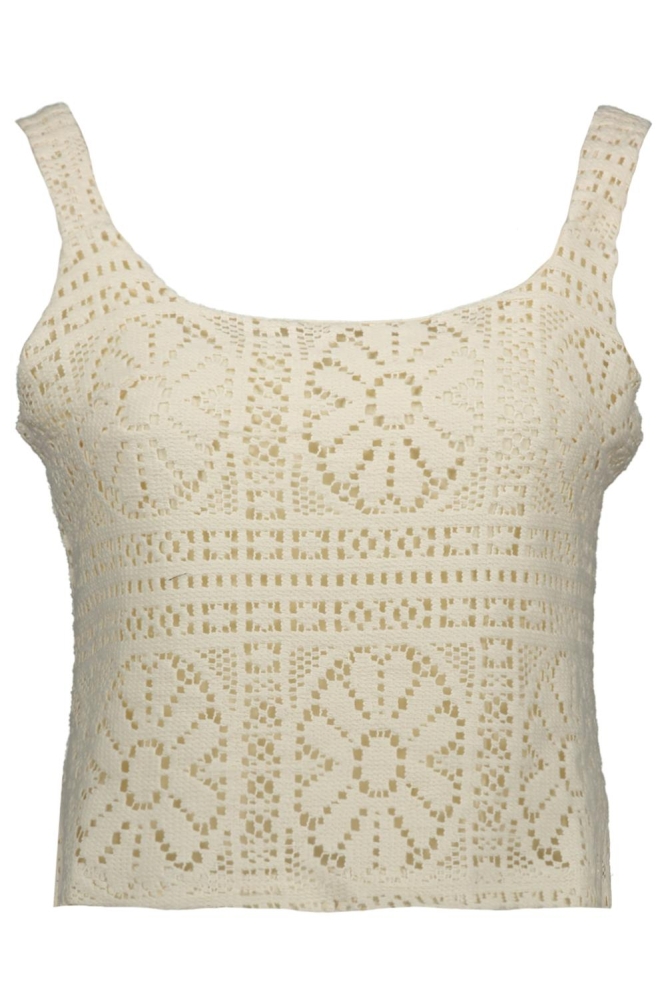 Vila beige dames top | Vooraanzicht