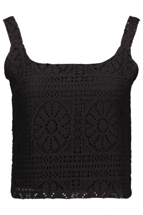 Vila zwarte dames top | Vooraanzicht