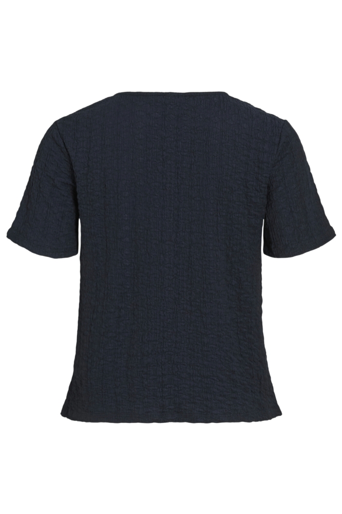 Vila blauwe dames blouse | Achteraanzicht