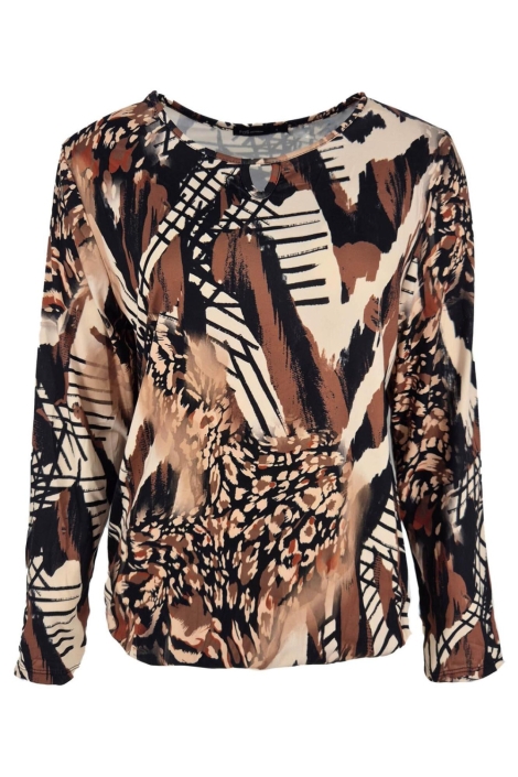 FOS Amsterdam multi color dames t-shirt | Vooraanzicht