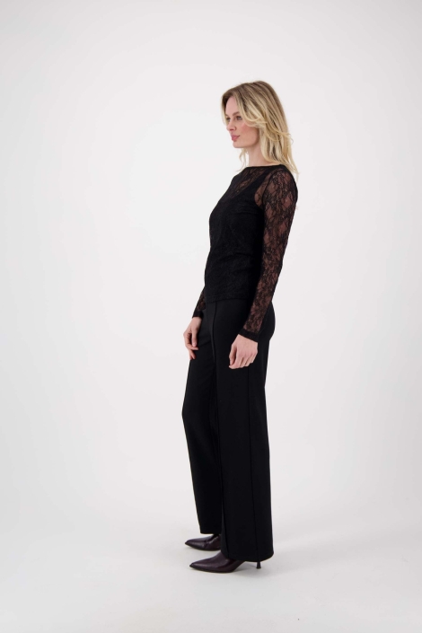 Zusss zwarte dames t-shirt | Model