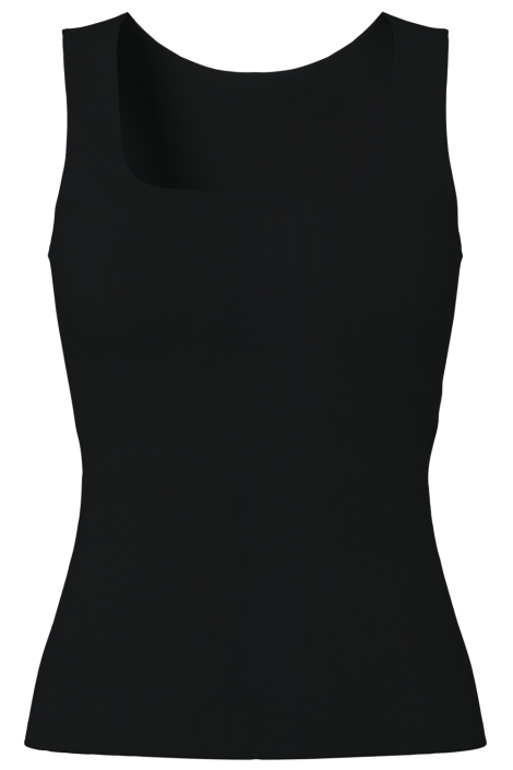 Pieces zwarte dames top | Vooraanzicht