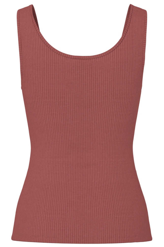 Pieces roze dames top | Achteraanzicht