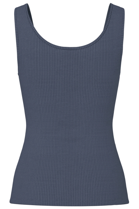 Pieces blauwe dames top | Achteraanzicht