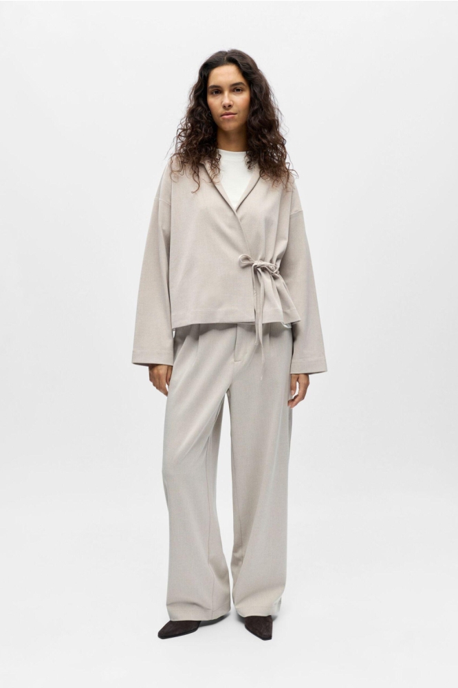 Object beige dames blouse | Model