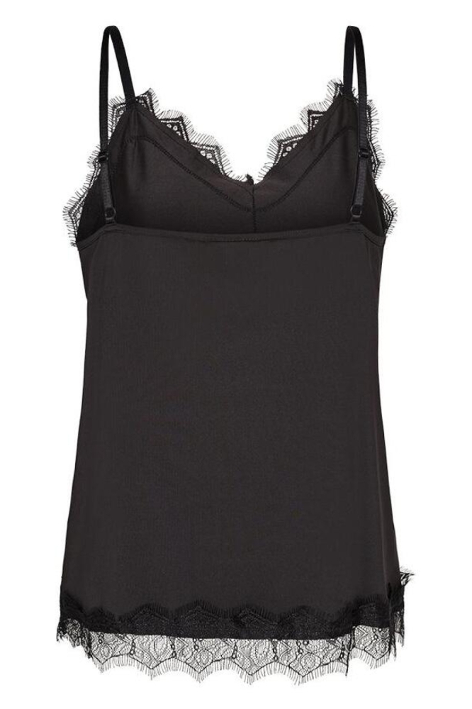 Freequent zwarte dames top | Achteraanzicht