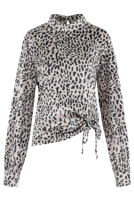 C&S The Label camel dames t-shirt | Vooraanzicht